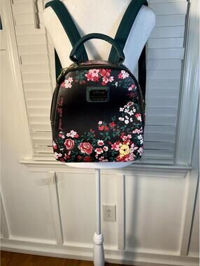Loungefly Disney Winnie the Pooh "Grown with Love" Floral Mini Backpack